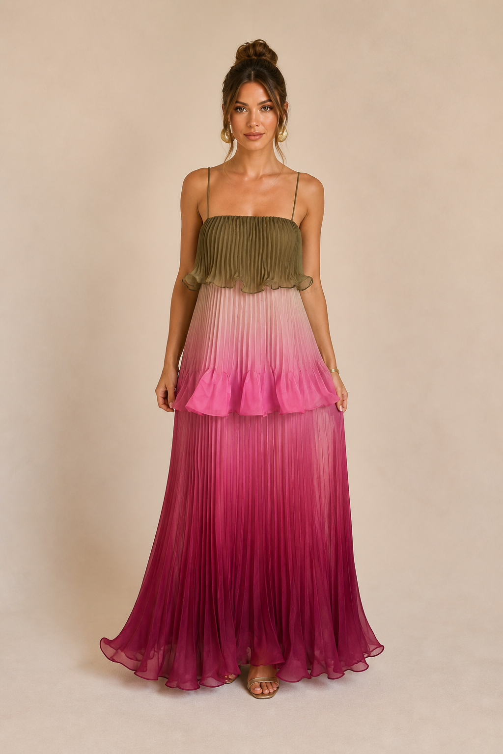 שמלת מקסי דגם אודרי · ORA STYLE — איכות נבחרת · משלוח לכל הארץ